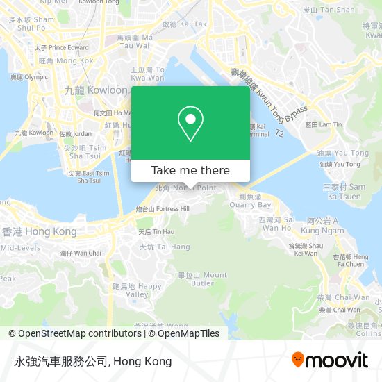 永強汽車服務公司地圖