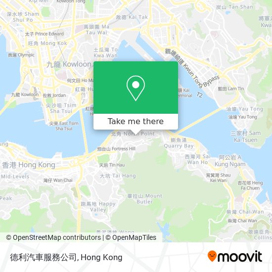 德利汽車服務公司 map