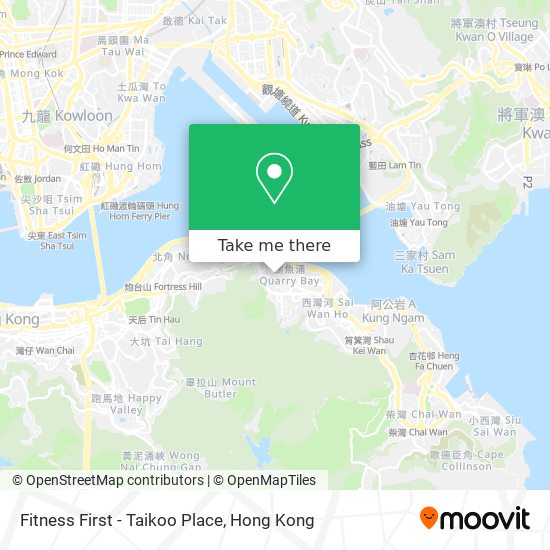 Fitness First - Taikoo Place map