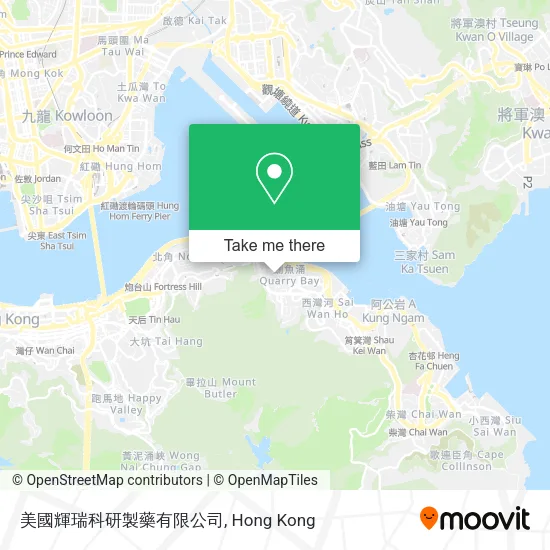 美國輝瑞科研製藥有限公司地圖