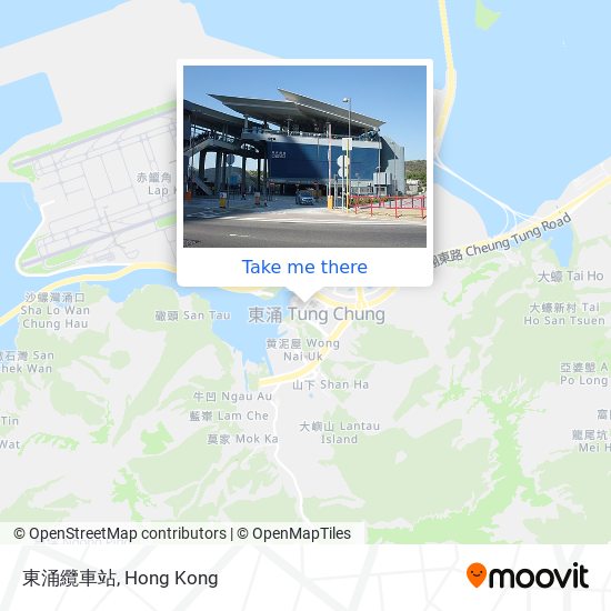 東涌纜車站 map