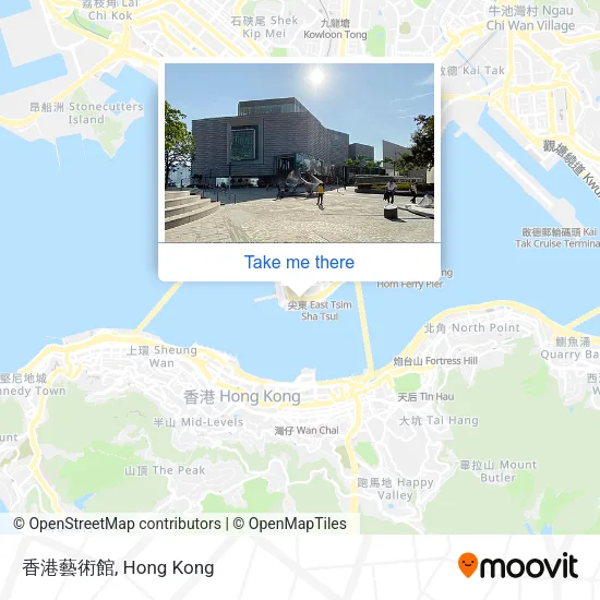 香港藝術館 map