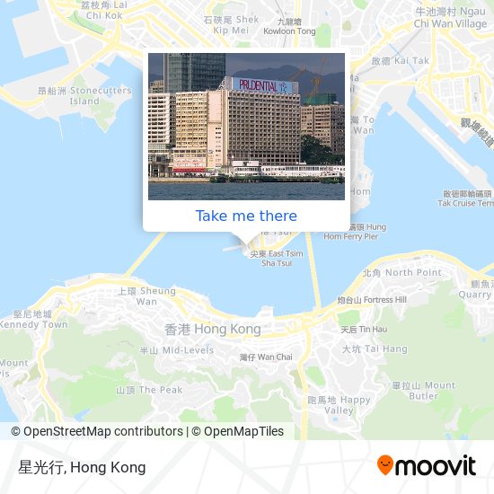 星光行 map