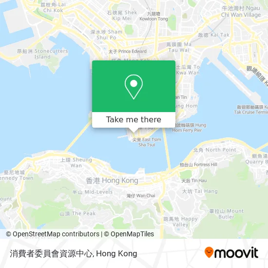 消費者委員會資源中心地圖