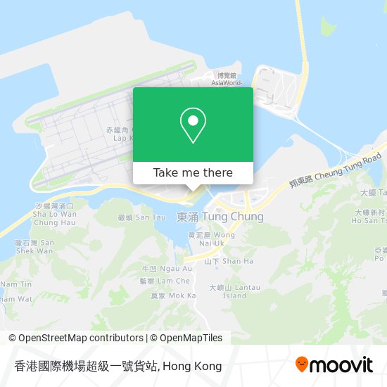 香港國際機場超級一號貨站 map