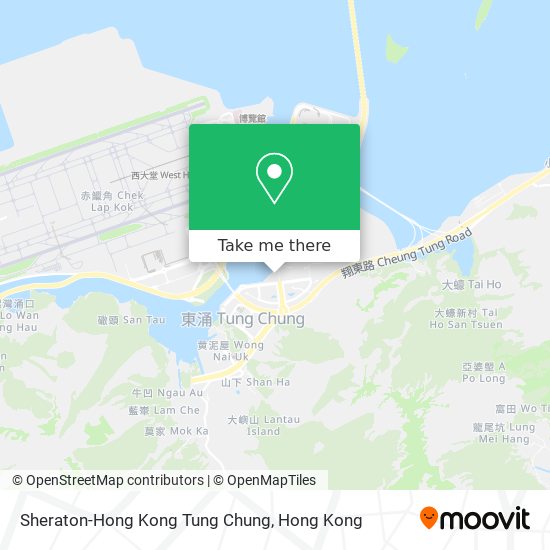 Sheraton-Hong Kong Tung Chung map