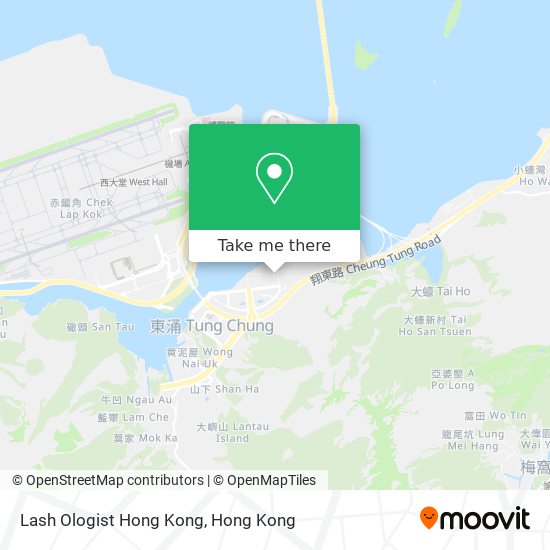 Lash Ologist Hong Kong map