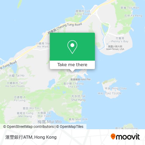 滙豐銀行ATM map