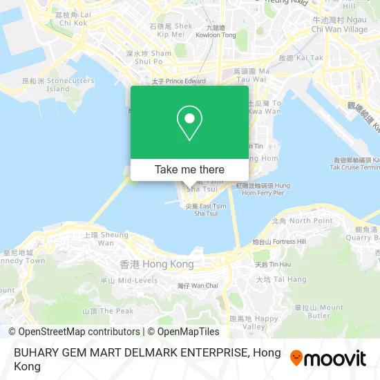BUHARY GEM MART DELMARK ENTERPRISE map