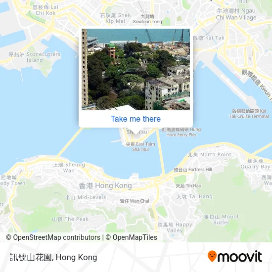 訊號山花園地圖