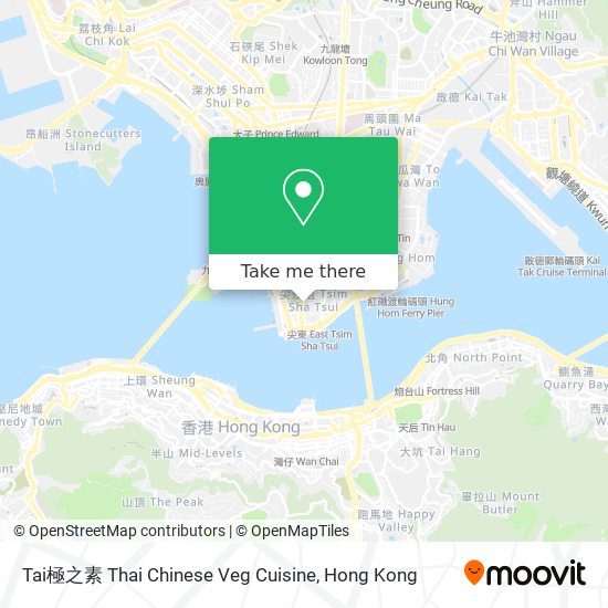 Tai極之素 Thai Chinese Veg Cuisine map