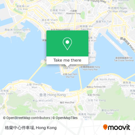 格蘭中心停車場 map