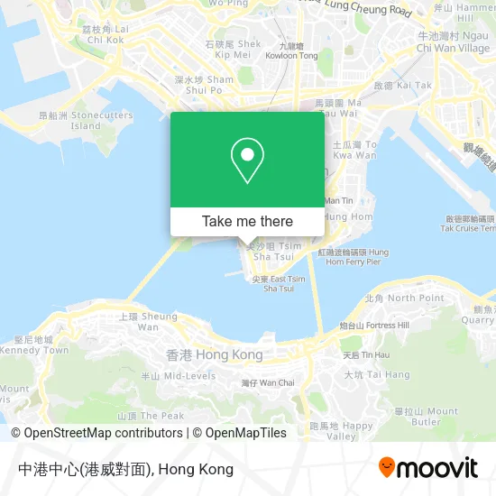 中港中心(港威對面)地圖