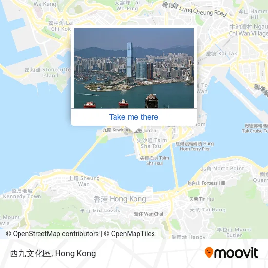 西九文化區地圖