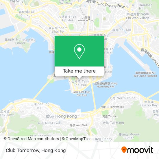Club Tomorrow map