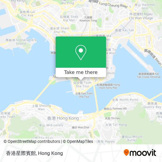 香港星際賓館 map