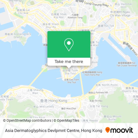 Asia Dermatoglyphics Devlpmnt Centre map