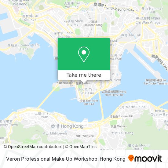 Veron Professional Make-Up Workshop map