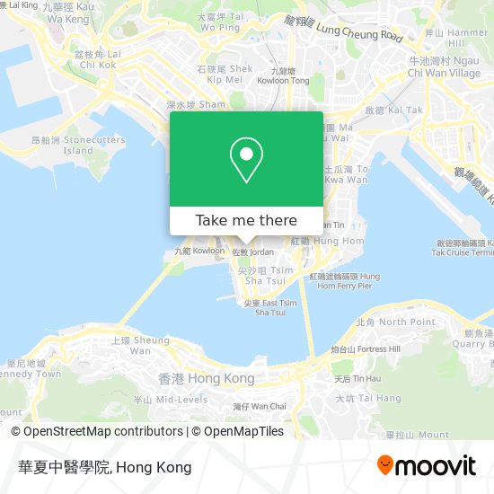 華夏中醫學院 map