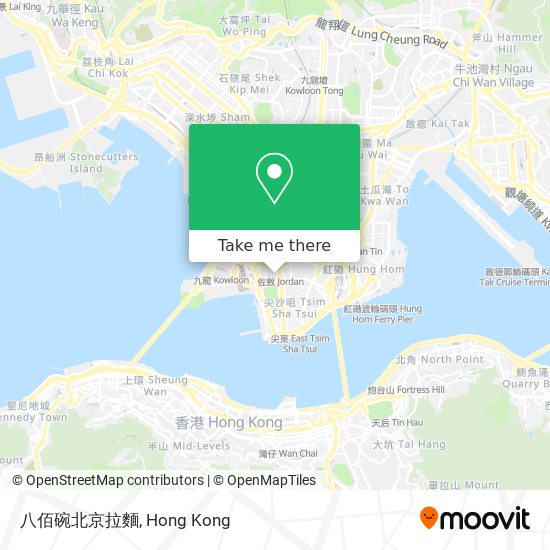 八佰碗北京拉麵 map