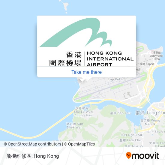 飛機維修區 map