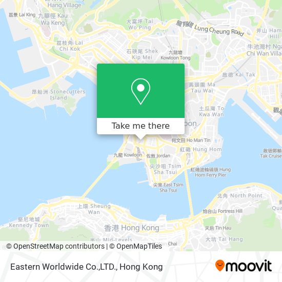 Eastern Worldwide Co.,LTD. map