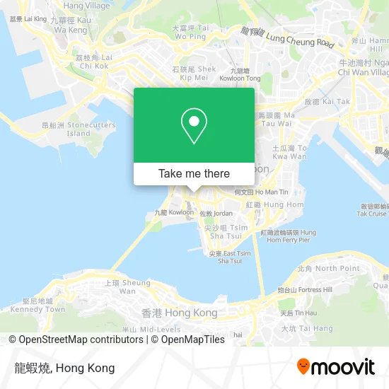龍蝦燒地圖