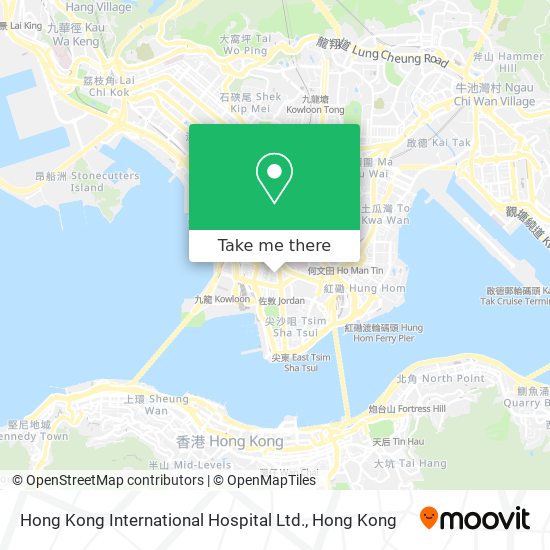 Hong Kong International Hospital Ltd. map