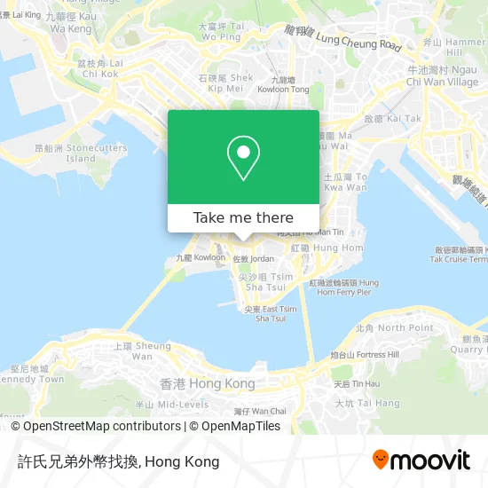 許氏兄弟外幣找換 map