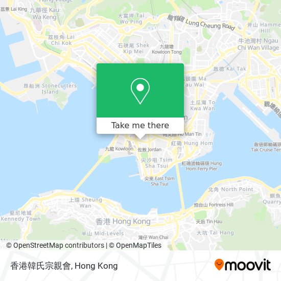 香港韓氏宗親會 map