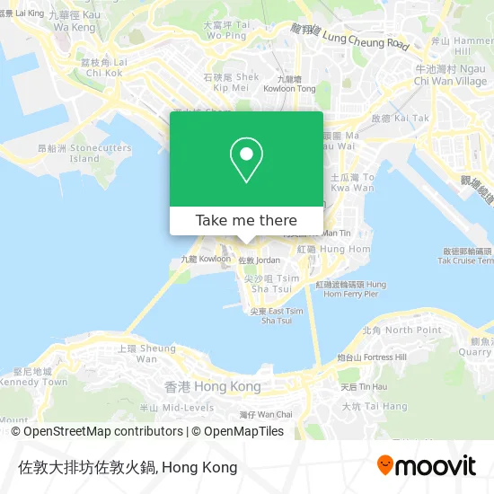 佐敦大排坊佐敦火鍋地圖