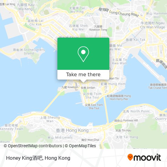 Honey King酒吧 map