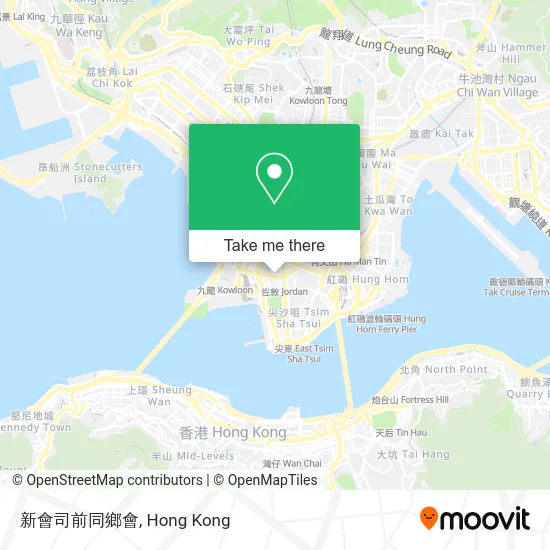 新會司前同鄉會 map