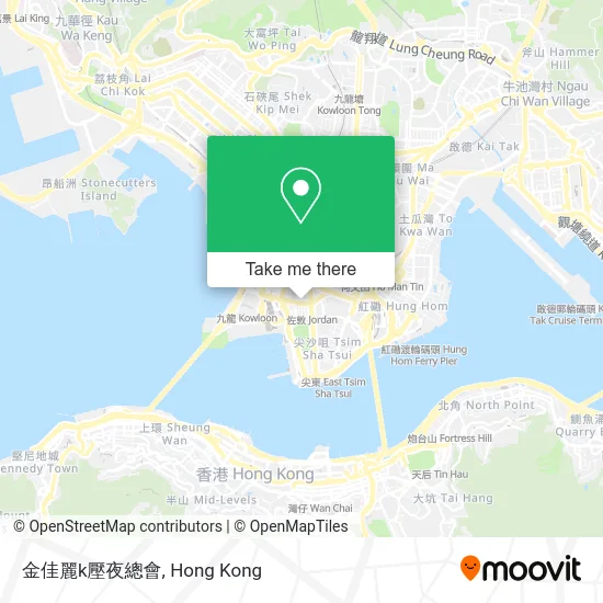 金佳麗k壓夜總會 map