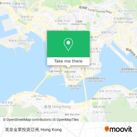 英皇金業投資亞洲 map