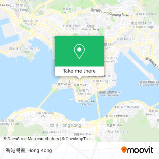 香港餐室地圖
