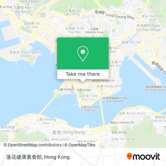 蓮花健康素食館地圖