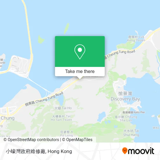 小蠔灣政府維修廠 map