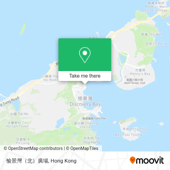 愉景灣（北）廣場 map