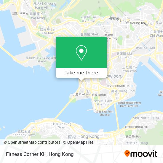 Fitness Corner KH map