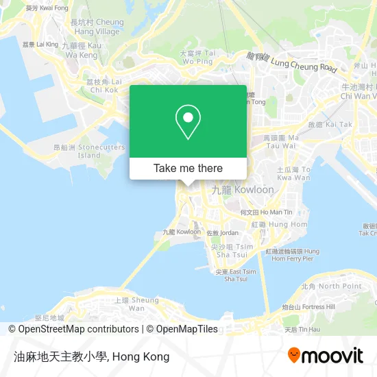 油麻地天主教小學 map