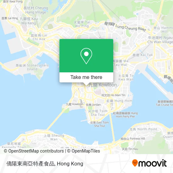 僑陽東南亞特產食品地圖