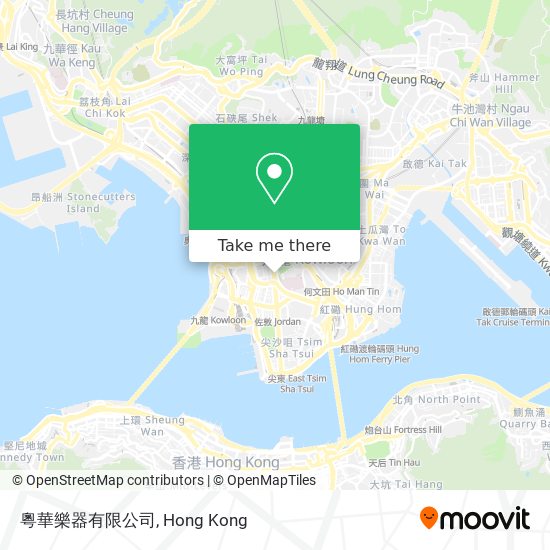 粵華樂器有限公司 map