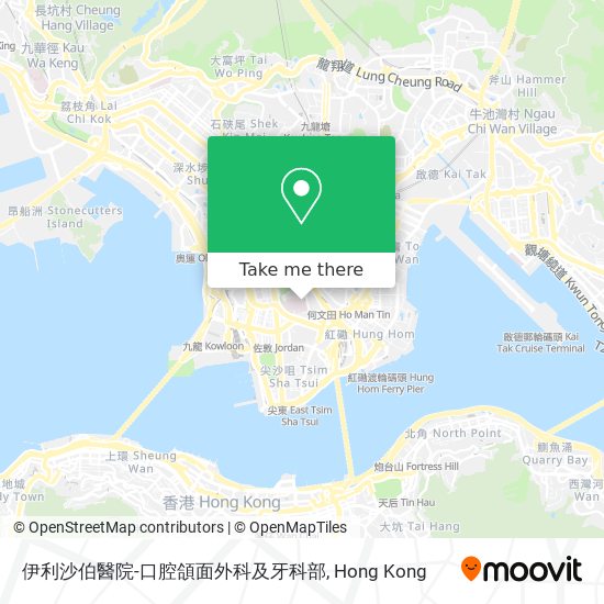 伊利沙伯醫院-口腔頜面外科及牙科部 map