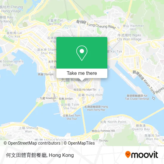 何文田體育館餐廳 map