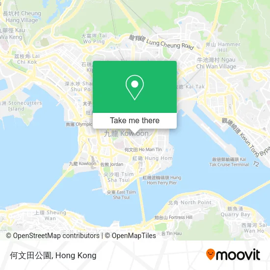 何文田公園 map