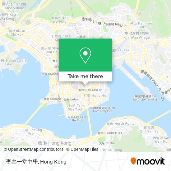 聖叁一堂中學 map