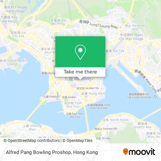Alfred Pang Bowling Proshop map