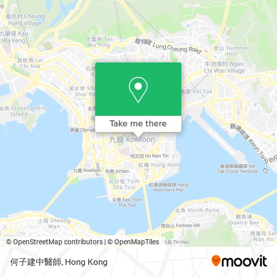 何子建中醫師 map