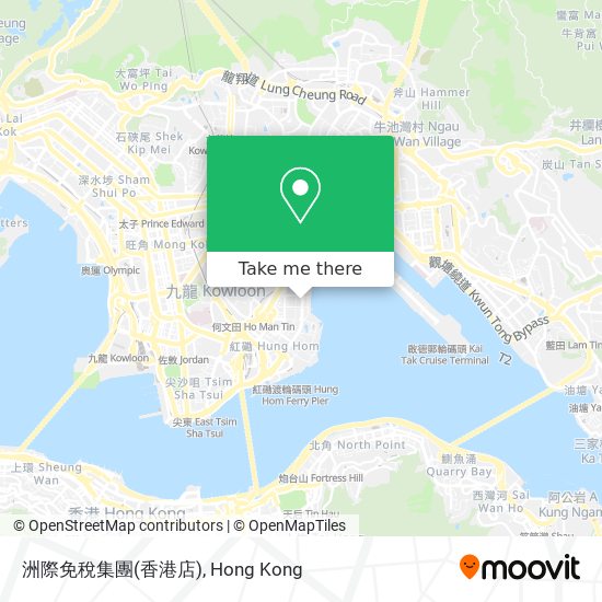 洲際免稅集團(香港店) map